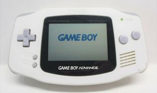 Vintage White Nintendo Game Boy Advance Handheld System - Agb - 001