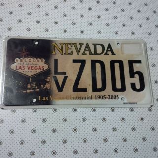 2005 Nevada - Las Vegas Centennial - License Plate
