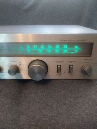 Vintage Fisher AM / FM model MC - 2000 Stereo Receiver / Great 2