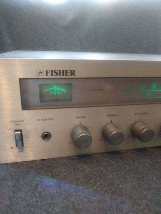 Vintage Fisher AM / FM model MC - 2000 Stereo Receiver / Great 3