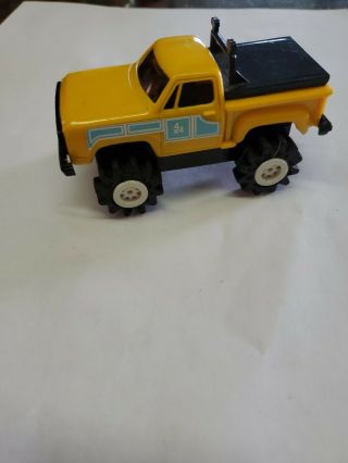 Schaper Stomper 4x4 Yellow Dodge Ramwagon Pickup Truck 1980s Vintage