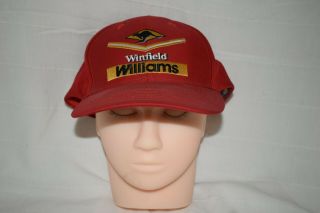 Winfield Williams 1997 Vintage Official Baseball Cap F1 Red One Size Fits All