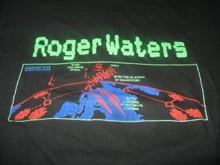 Vintage 1987 Roger Waters (pink Floyd) " Radio Kaos " Concert Tour Shirt
