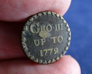 Hard To Find Antique Georgian Coin Weight For 1/2 Guinea " Up To 1772 " W 1996 (h)