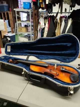 Vintage William Zeswitz Violin Va8028 15 1/2 With Case No Bow Viola