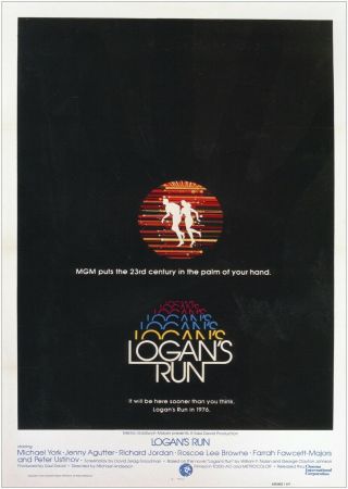 Logans Run Vintage Classic Movie Premium METAL Poster Art Print Plaque Gift 2