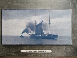 Post Card Titled On The Lake Goderich Ontario