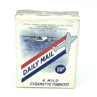 Vintage Daily Mail Canadian Cigarette Dummy For Display Purposes Only