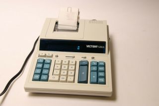 Victor Printing Calculator Model 1280a Vintage Adding Machine Ink