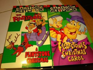 Vtg 90s Flintstones Christmas Carol,  A Flintstone Christmas Vhs