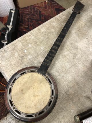 Vintage 3 String 1920s - 30s Banjolele Banjo Uke Ukulele Mountain Dulcimer
