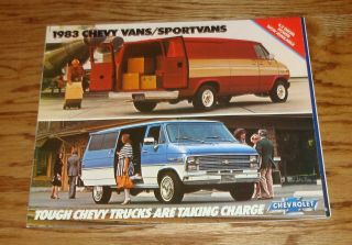 1983 Chevrolet Truck Chevy Van / Sportvan Sales Brochure 83 Cutaway