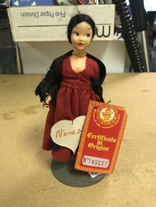 Lenci Vintage Felt Dolls Made In Italy No Box Nemesie