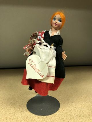 Lenci Vintage Felt Doll Made In Italy No Box Tags