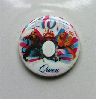 Queen A Night At The Opera Large Vintage Metal Pin Badge From The 1970 