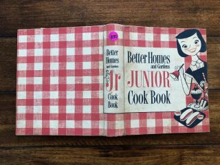 Vtg Better Homes and Gardens Junior Cookbook 1955 1st Edition 1950 ' s Kids Recipe 2