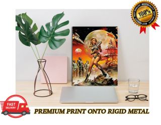Barbarella Vintage Classic Movie Premium Metal Poster Art Print