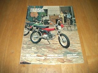 Honda Owner Spring 1973 (motorcycle) Sales Brochure