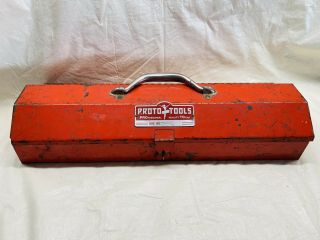 Vintage Proto Tools Flying Lady Tool Box 5496 From Set 5400ab