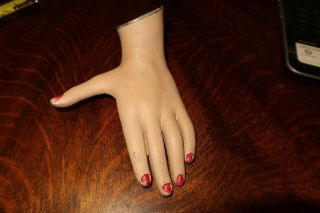 Vintage Mannequin Hand Left Shape Inside The Us Child