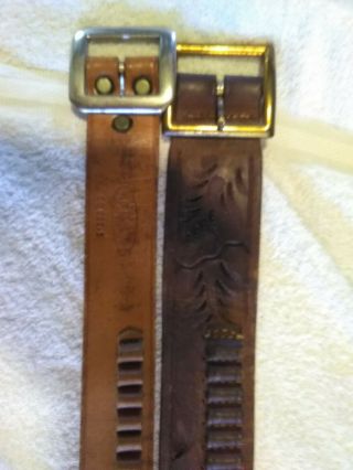 Ammo Leather Belts Vintage Tan One Is Boyt Cc822 - S - - - Other Not Marked (2)