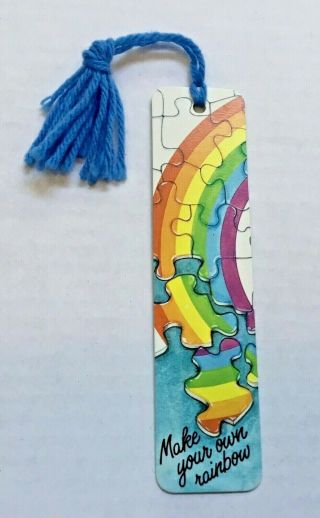 Vintage Make Your Own Rainbow Sunshine Antioch Bookmark 1982 Pride