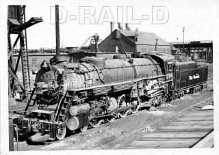 8ee853 Rp 1952 Denver Rio Grande Western Railroad 4 - 8 - 4 Loco 1704 Salt Lake Ut