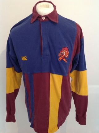 Rare Brisbane Lions Afl Canterbury Vintage Shirt Jersey Small