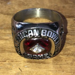 Abc American Bowling Congress 300 Game Ring