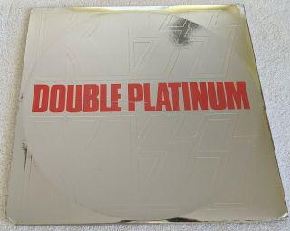 Kiss Double Platinum Vintage Lp 2 - Vinyl Record Set Album 1978 With Inserts
