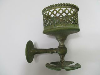 Antique Vintage Wall Mount Cup And Tooth Brush Holder