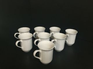 Mikasa Antique White Set Of 8 Cappuccino Mugs Hk400