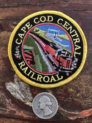 Vintage CAPE COD CENTRAL RAILROAD Embroidered Cloth Patch 3