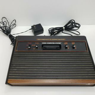 Vintage Atari Video Computer System Model Cx - 2600 A Only