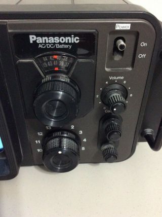 Vintage 1978 Panasonic TR - 707 Solid State Portable VHF/UHF Television Complete 2