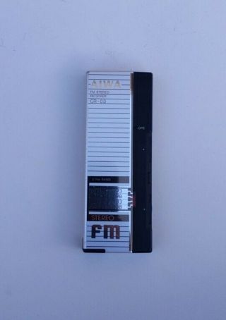 Aiwa Cr - 03 Vintage Mini Stereo Fm Pocket Personal Radio
