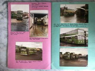 Vintage Bus Train Tram Photos Ticket Blackpool Chester Heswall Warrington Job 8 2