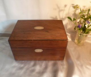 Antique Early 19th Century Walnut Tea Caddy Box - Georgian/Regency/Victorian 2