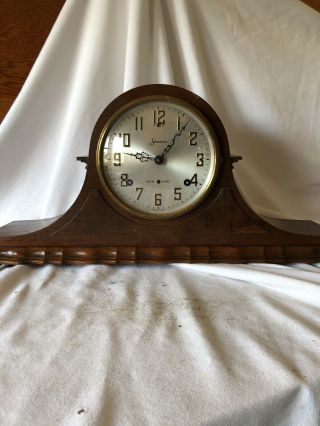 Antique Session Mantle Clock Wooden Case,  Repair Parts