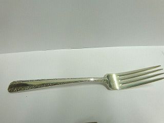 Sterling Dinner Fork Candlelight Pattern By Towle Sz 7.  25 In Lg Wgt 47.  2 Grams