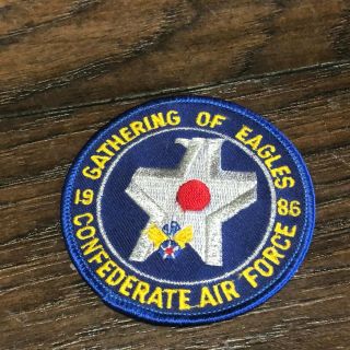 21014 Vintage Gathering Of Eagles 1986 Confederate Air Force Patch