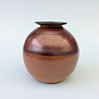 Bendigo Pottery Epsom Ware Vase Ricky Fuzzard Salt Glaze Vintage Stoneware