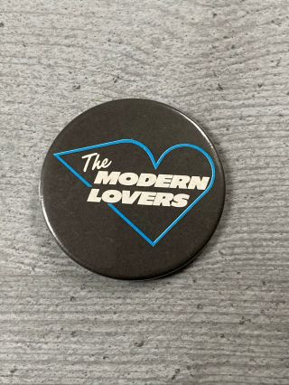 Modern Lovers Jonathan Richman 1970s Uk Vintage Pin Badge Punk Wave