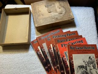 1925 Outdoor Life Complete Mail - In Soft Cover 7 Books - Fishing Trapping Hunting