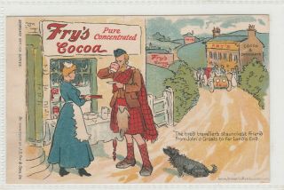 Vintage Postcards Advertising Card " Fry 