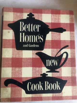Vintage 1953/1962 Better Homes & Gardens Cook Book Recipes Cookbook Complete