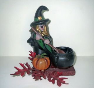 Antique Mid Century Halloween Wicked Witch - Candy Container Prop
