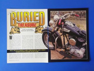 1953 Indian Chief Motorcycle - 6 Page Article