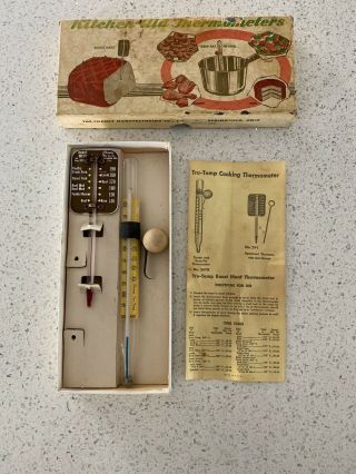 Vintage Chaney Tru Temp Thermometer,  Candy,  Icing,  Deep Fat Frying,  Model 267 - H