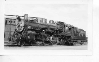 9f542 Rp 1940 At&sf Santa Fe Railroad 4 - 4 - 2 Locomotive 1416 Fresno